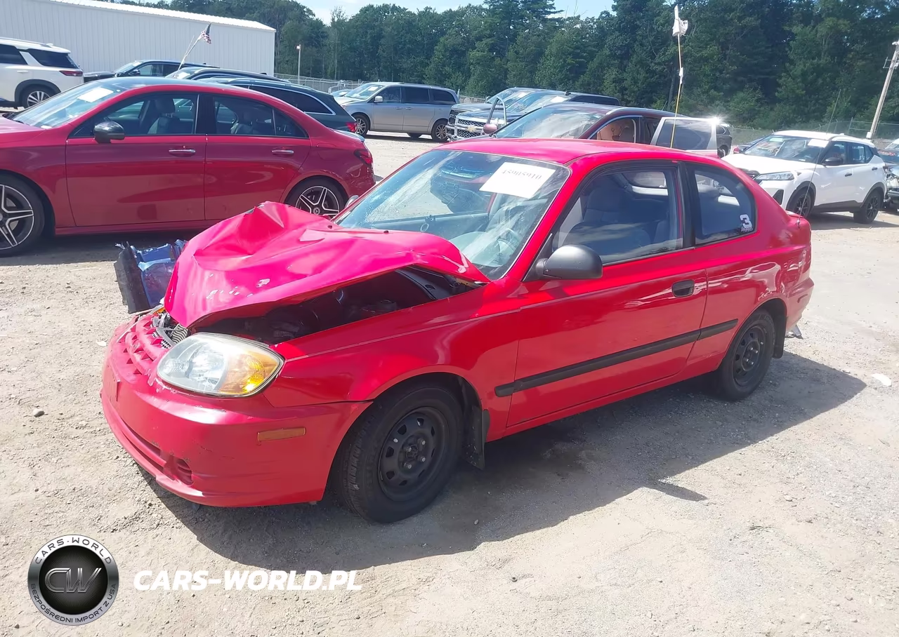 2003 Hyundai Accent VIN:KMHCF35C63U267605 - 2