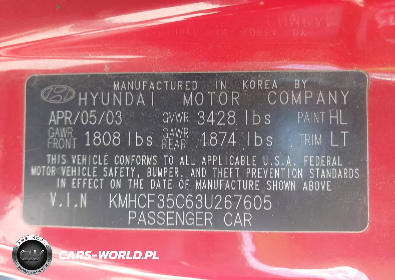 2003 Hyundai Accent VIN:KMHCF35C63U267605 - 9