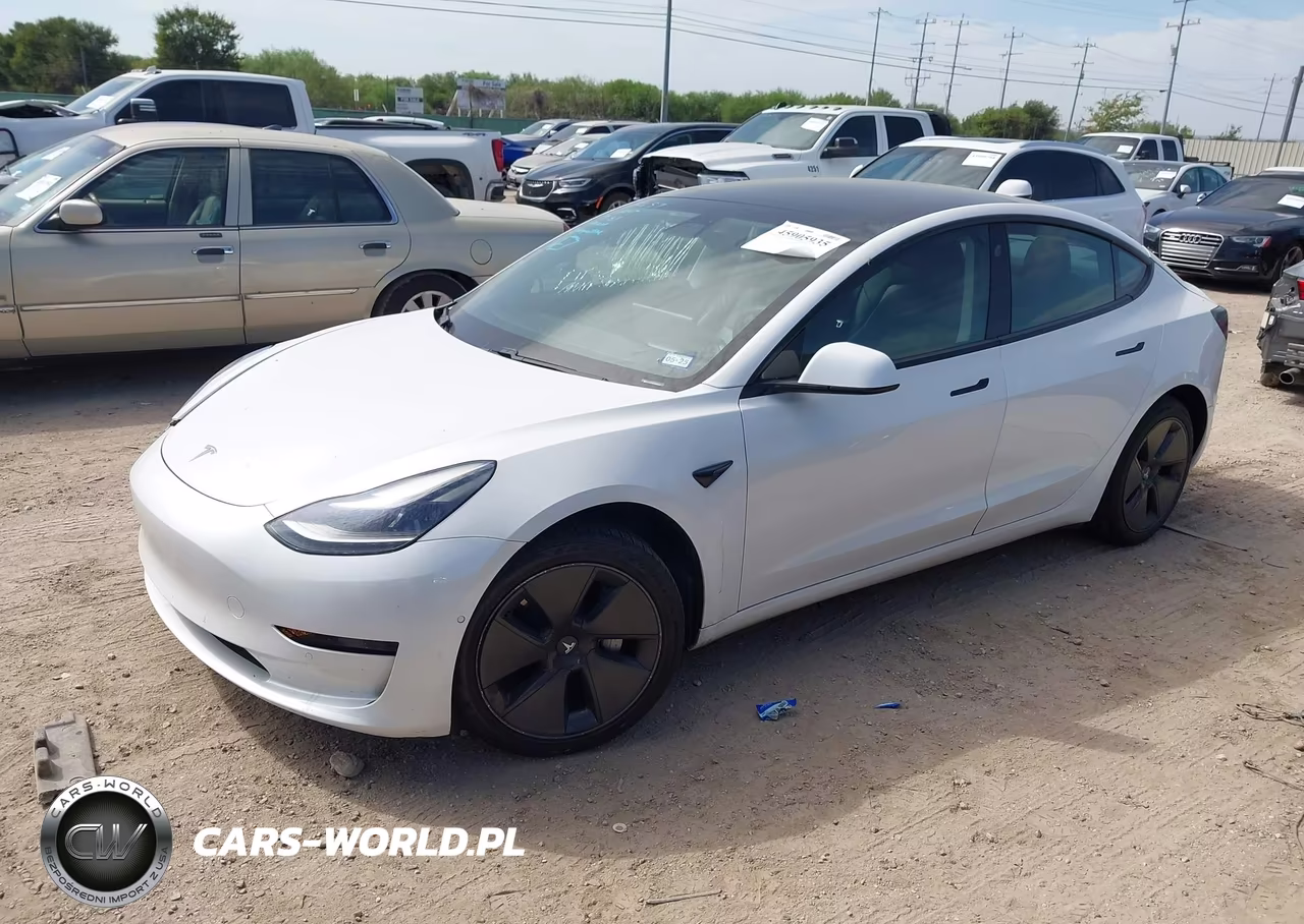 2021 Tesla Model 3 Standard Range Plus Rear-Wheel Drive VIN:5YJ3E1EA1MF866626 - 2