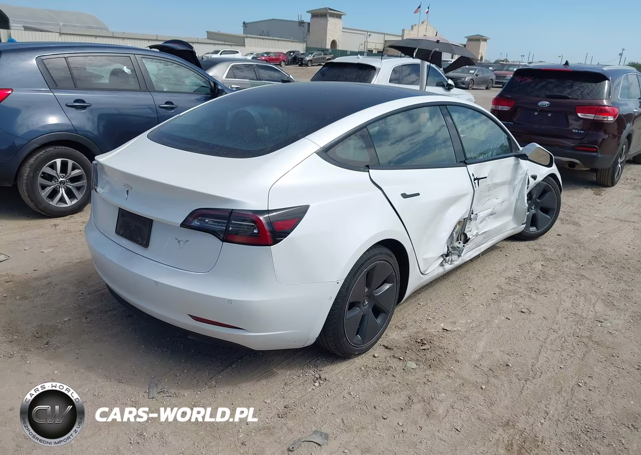 2021 Tesla Model 3 Standard Range Plus Rear-Wheel Drive VIN:5YJ3E1EA1MF866626 - 4