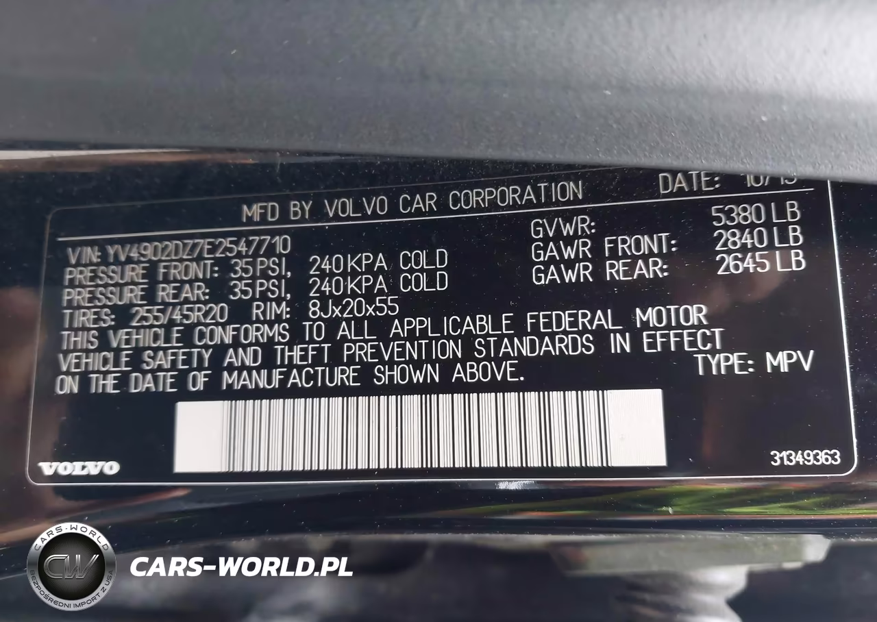2014 Volvo Xc60 T6 R-Design Premier Plus VIN:YV4902DZ7E2547710 - 9