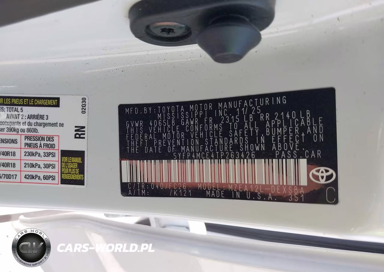 2026 Toyota Corolla Se VIN:5YFP4MCE4TP263426 - 9