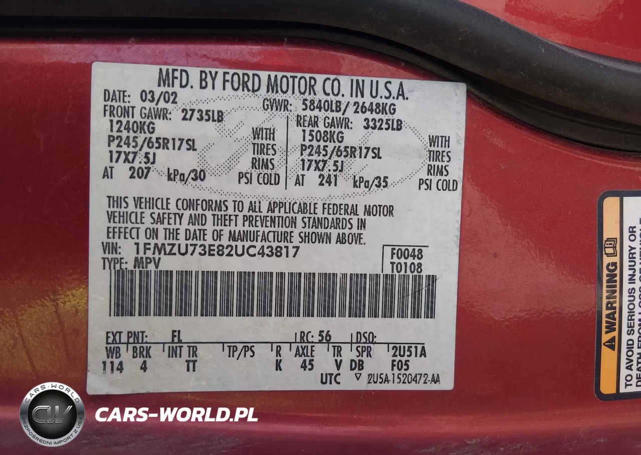 2002 Ford Explorer Xlt VIN:1FMZU73E82UC43817 - 9