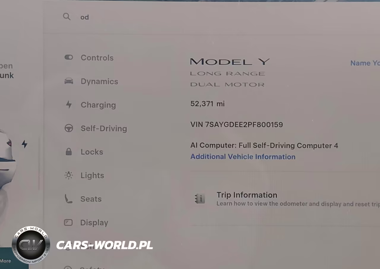 2023 Tesla Model Y Awd-Long Range Dual Motor All-Wheel Drive VIN:7SAYGDEE2PF800159 - 7