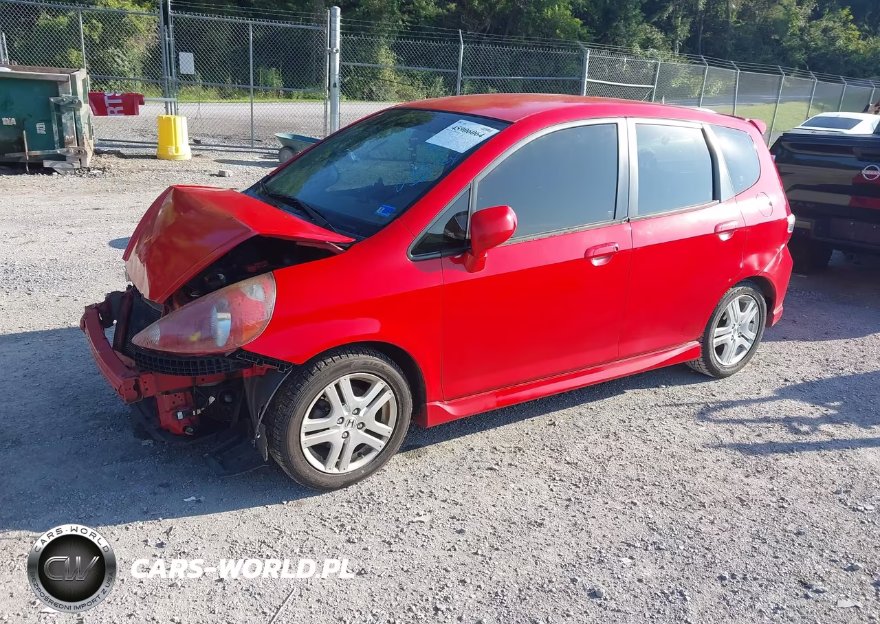 2007 Honda Fit Sport VIN:JHMGD37697S046986 - 2