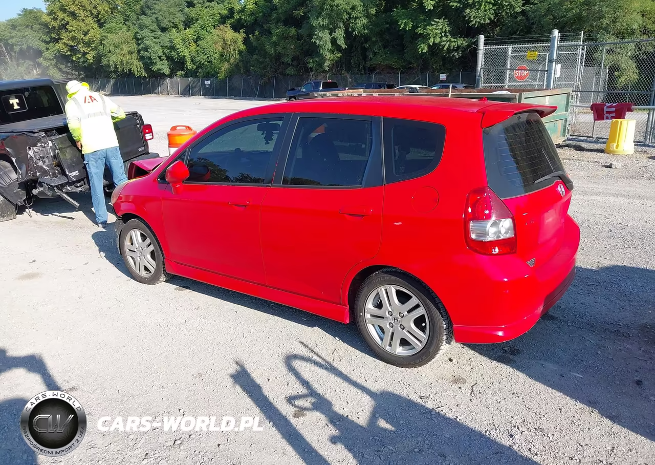 2007 Honda Fit Sport VIN:JHMGD37697S046986 - 3