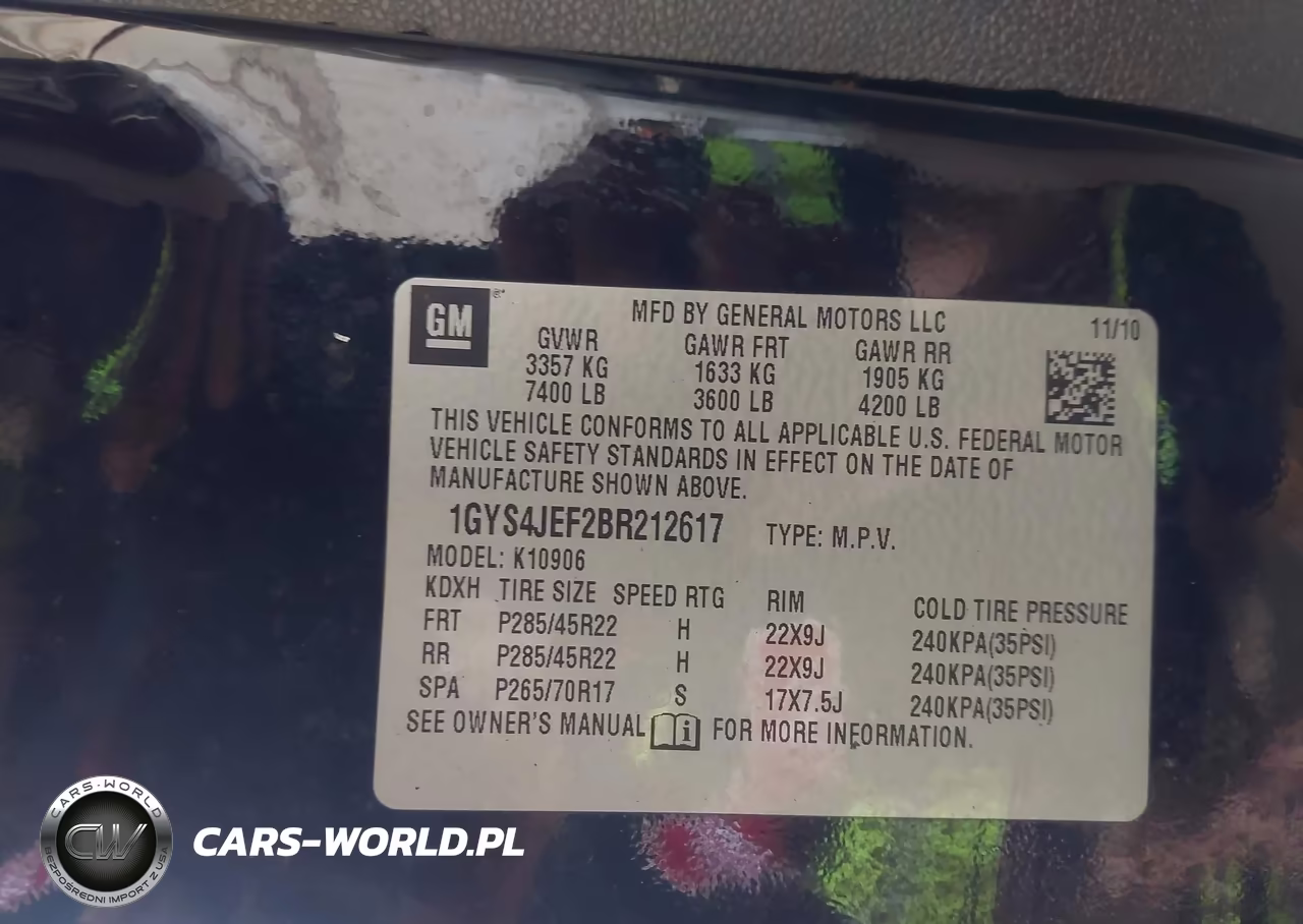 2011 Cadillac Escalade Esv Premium VIN:1GYS4JEF2BR212617 - 9