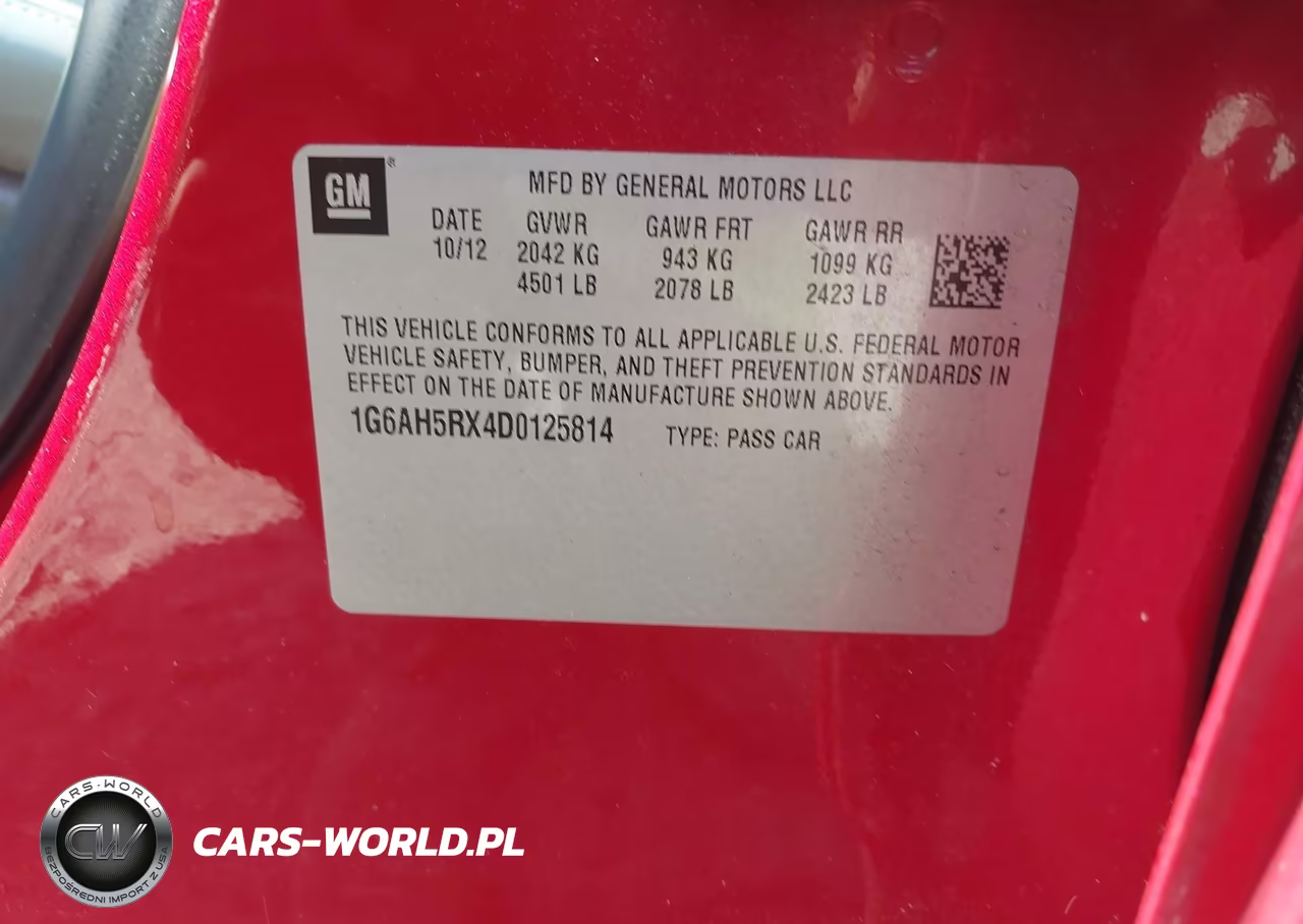 2013 Cadillac Ats Luxury VIN:1G6AH5RX4D0125814 - 9