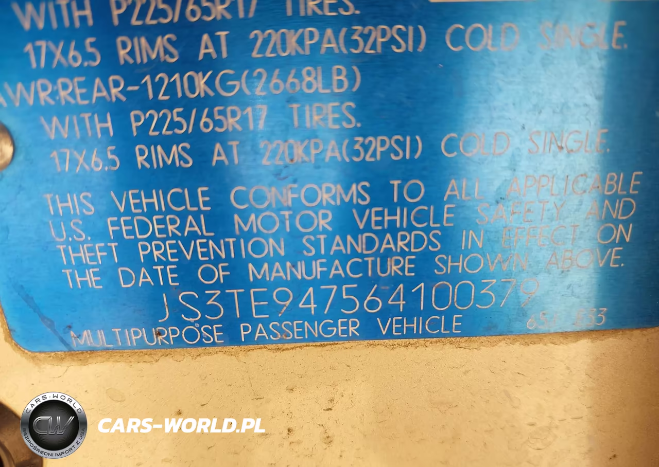 2006 Suzuki Grand Vitara Luxury VIN:JS3TE947564100379 - 9