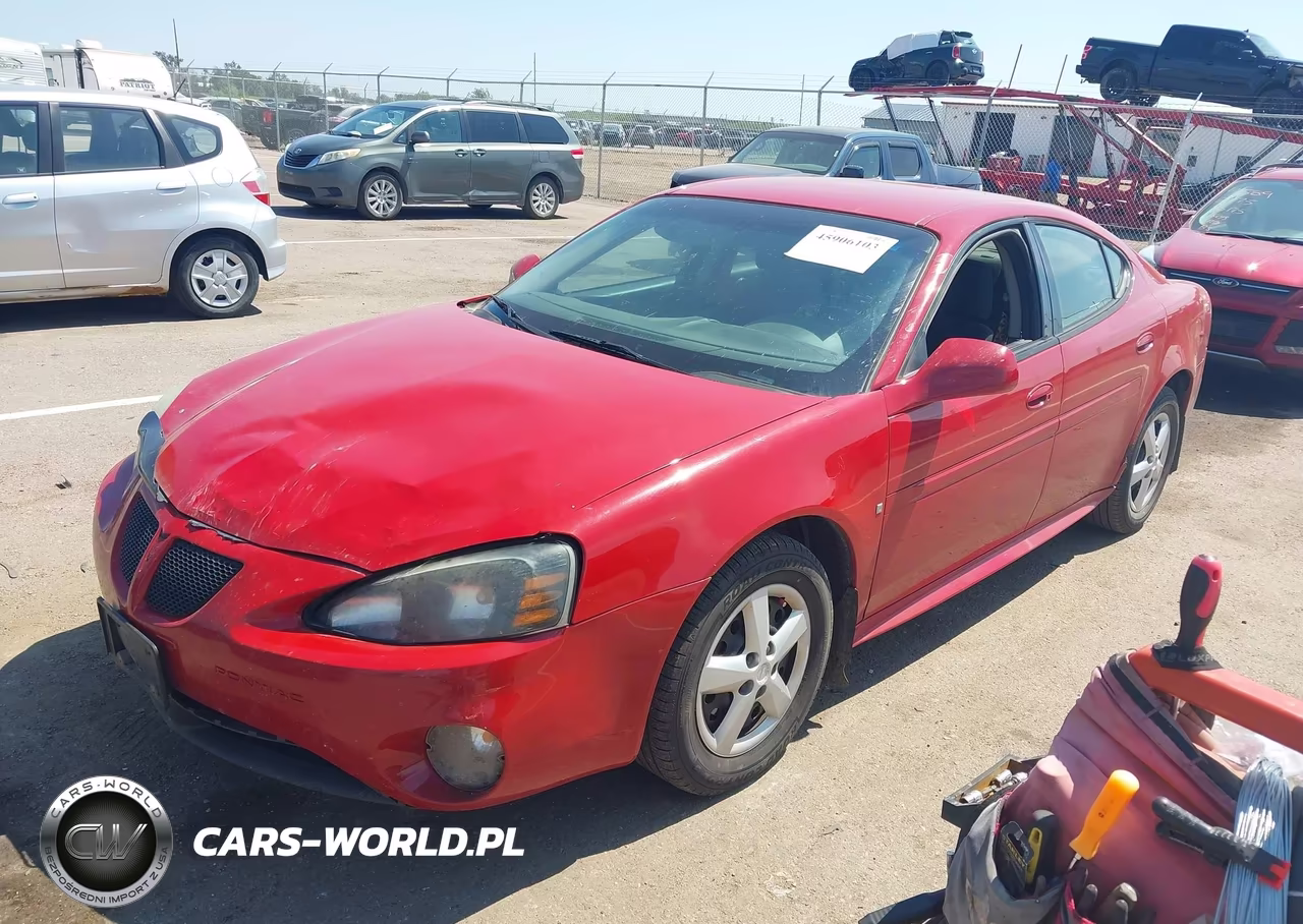 2008 Pontiac Grand Prix VIN:2G2WP552881122574 - 2