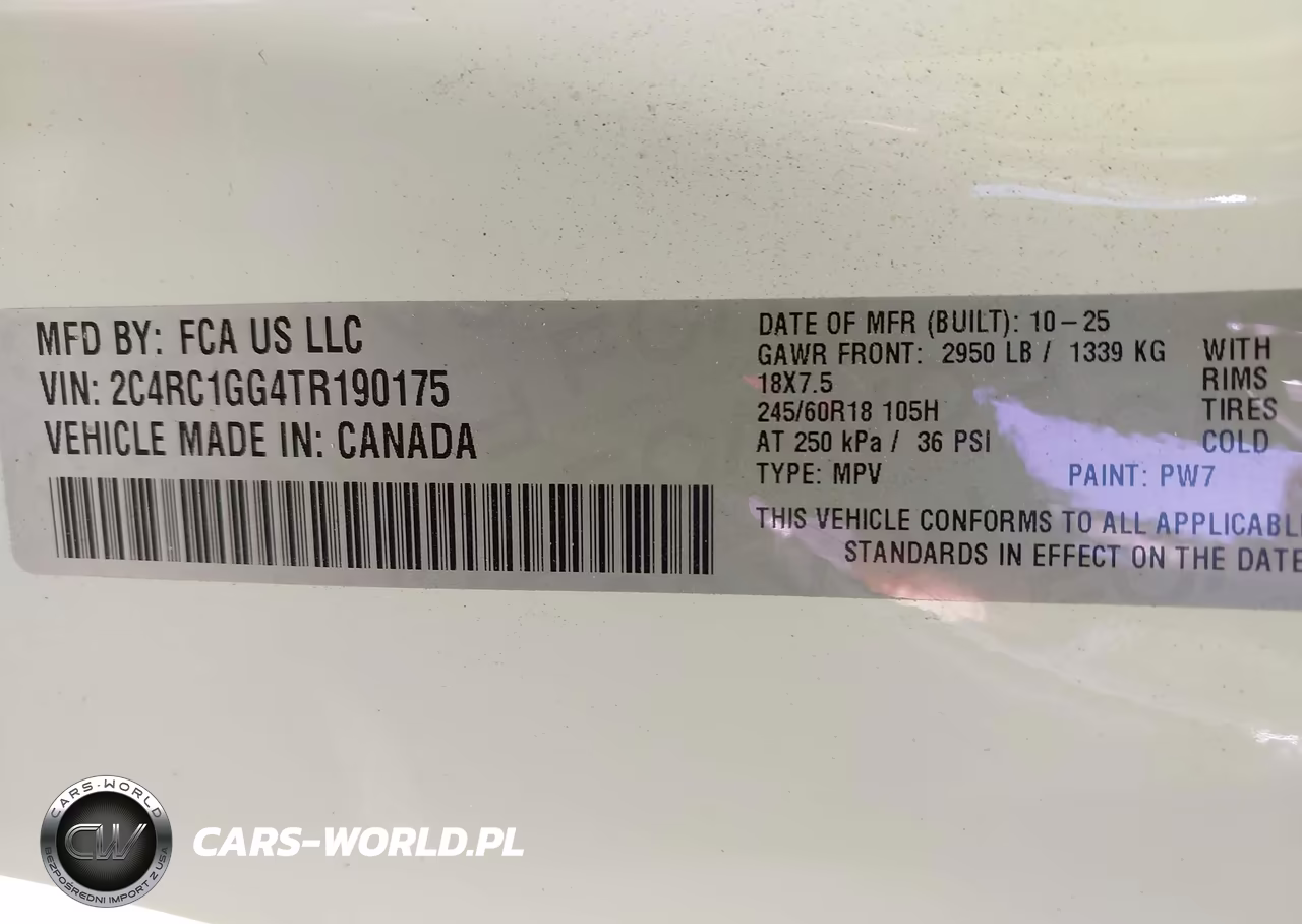 2026 Chrysler Pacifica Limited VIN:2C4RC1GG4TR190175 - 9