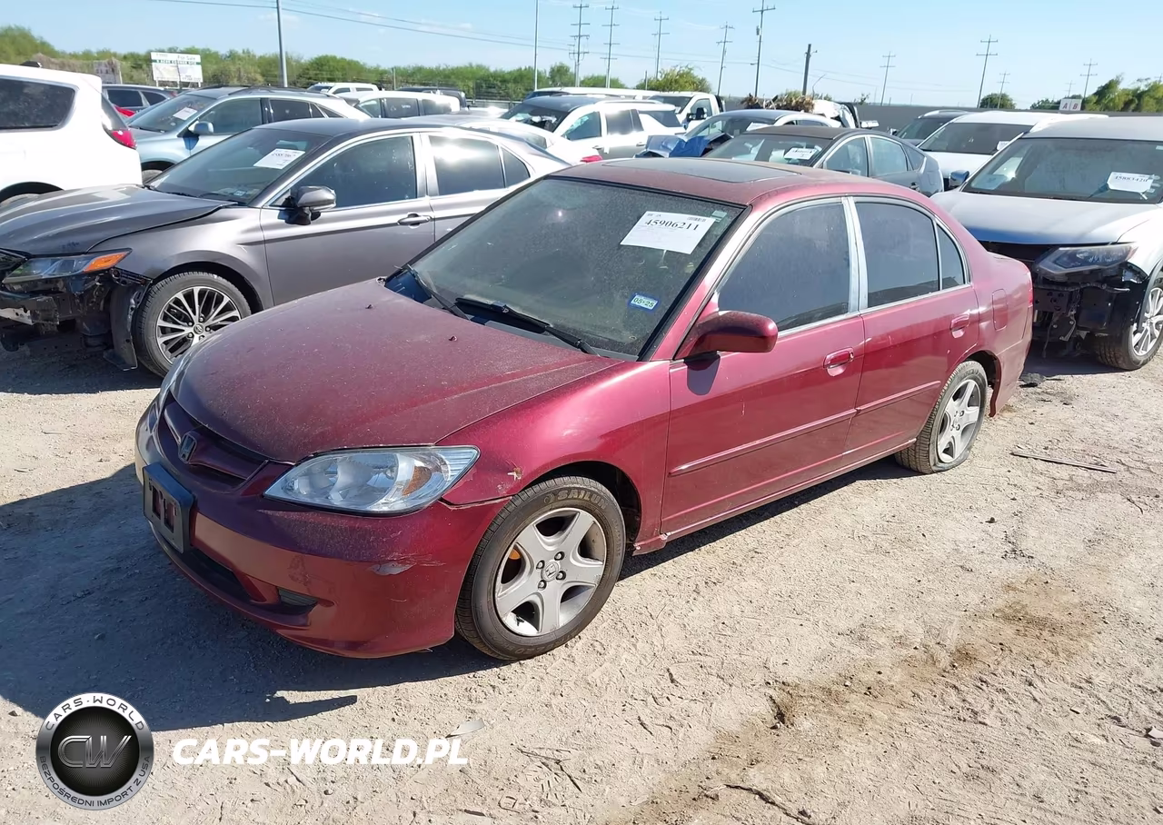 2005 Honda Civic Ex VIN:JHMES26785S000175 - 2