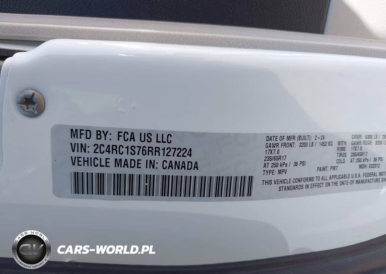 2024 Chrysler Pacifica Hybrid Select VIN:2C4RC1S76RR127224 - 9