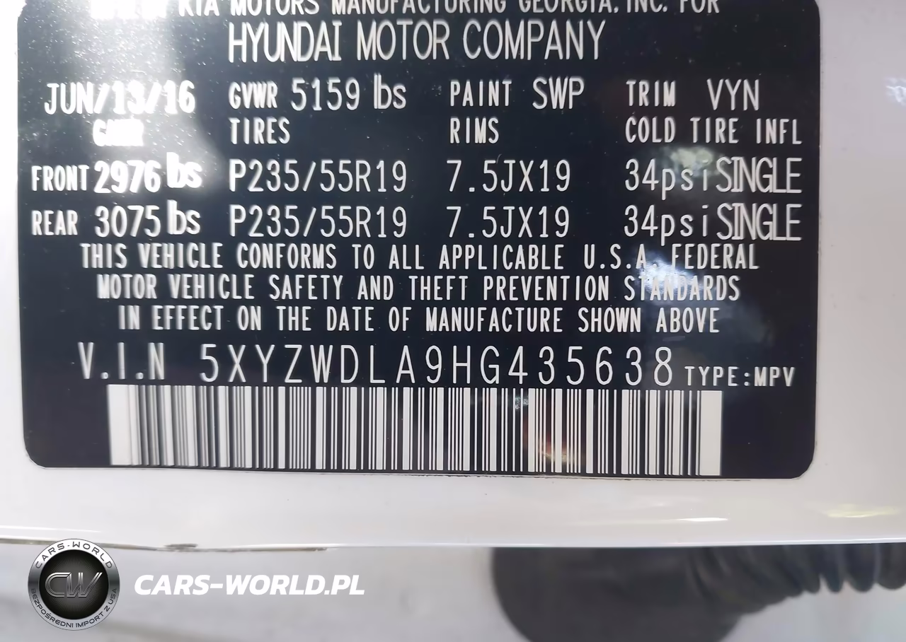 2017 Hyundai Santa Fe Sport 2.0T Ultimate VIN:5XYZWDLA9HG435638 - 9