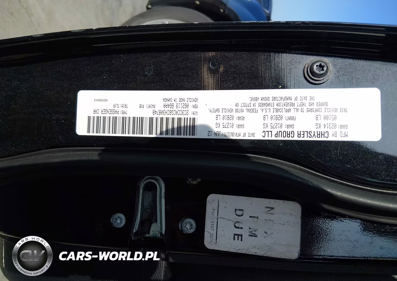 2012 Chrysler 300 Limited VIN:2C3CCACG6CH308748 - 9