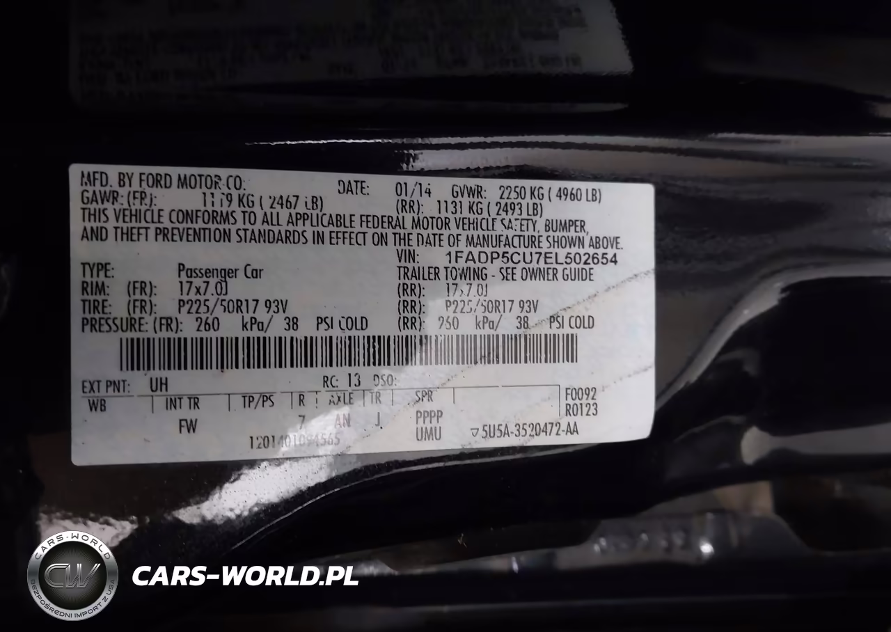 2014 Ford C-Max Energi Sel VIN:1FADP5CU7EL502654 - 9