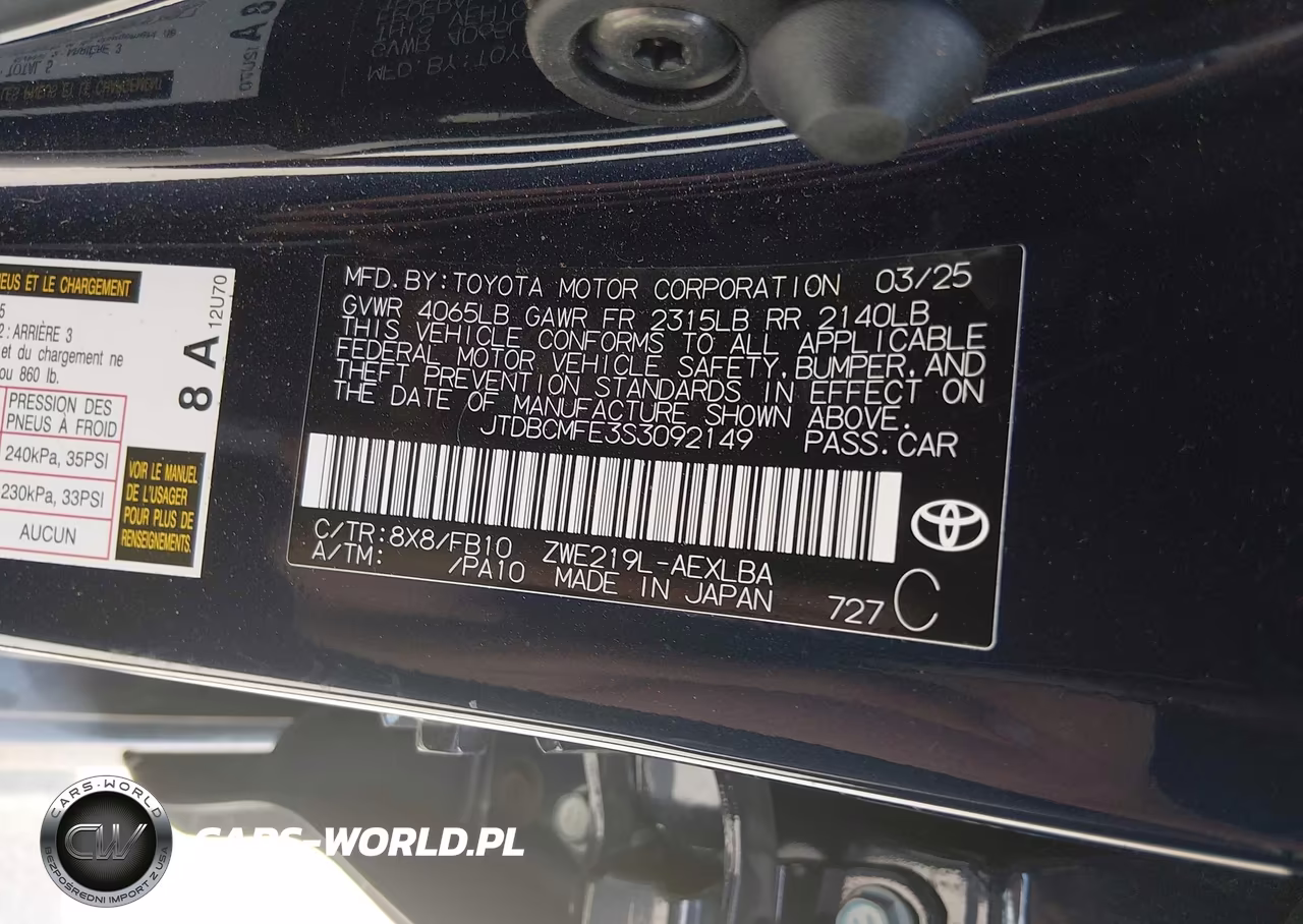 2025 Toyota Corolla Hybrid Le VIN:JTDBCMFE3S3092149 - 9