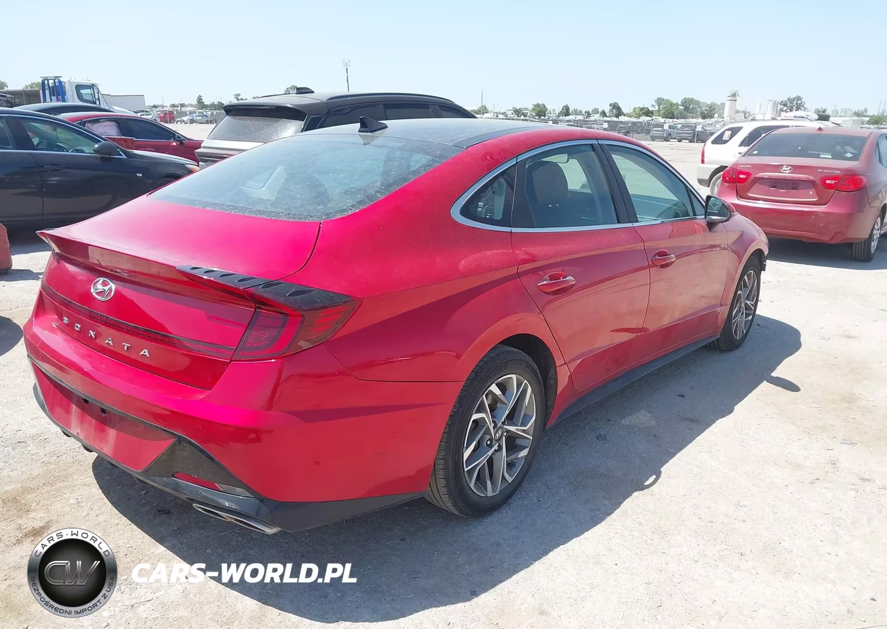 2021 Hyundai Sonata Sel VIN:5NPEF4JA9MH108953 - 4