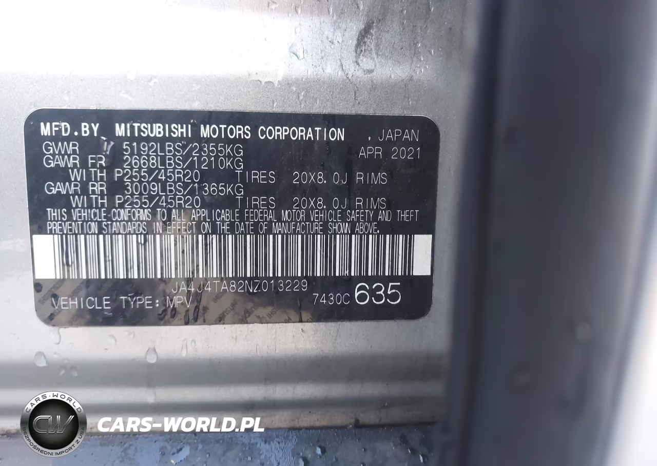 2022 Mitsubishi Outlander Es 2.5 S-Awc VIN:JA4J4TA82NZ013229 - 9