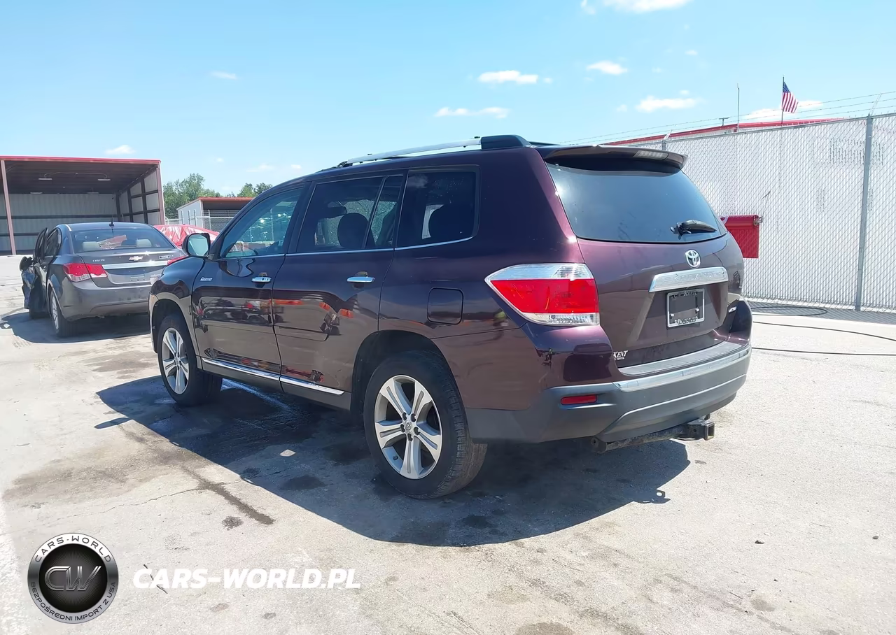 2013 Toyota Highlander Limited V6 VIN:5TDDK3EH0DS268318 - 3