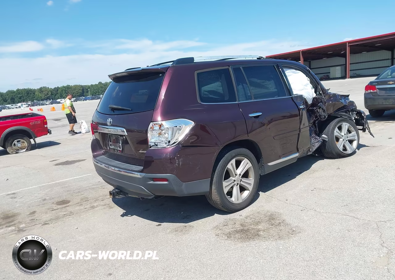 2013 Toyota Highlander Limited V6 VIN:5TDDK3EH0DS268318 - 4