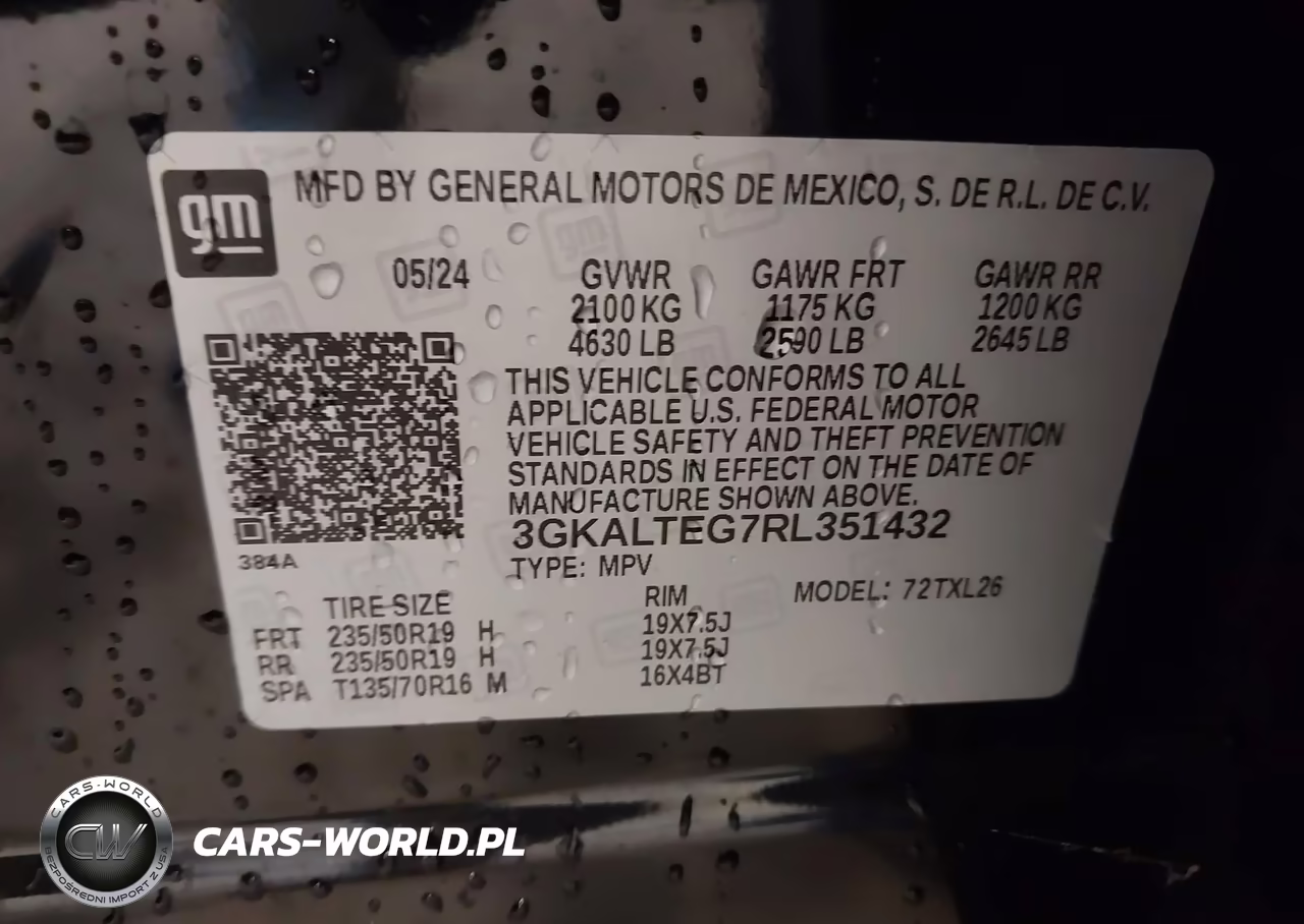 2024 GMC Terrain Awd Sle VIN:3GKALTEG7RL351432 - 9
