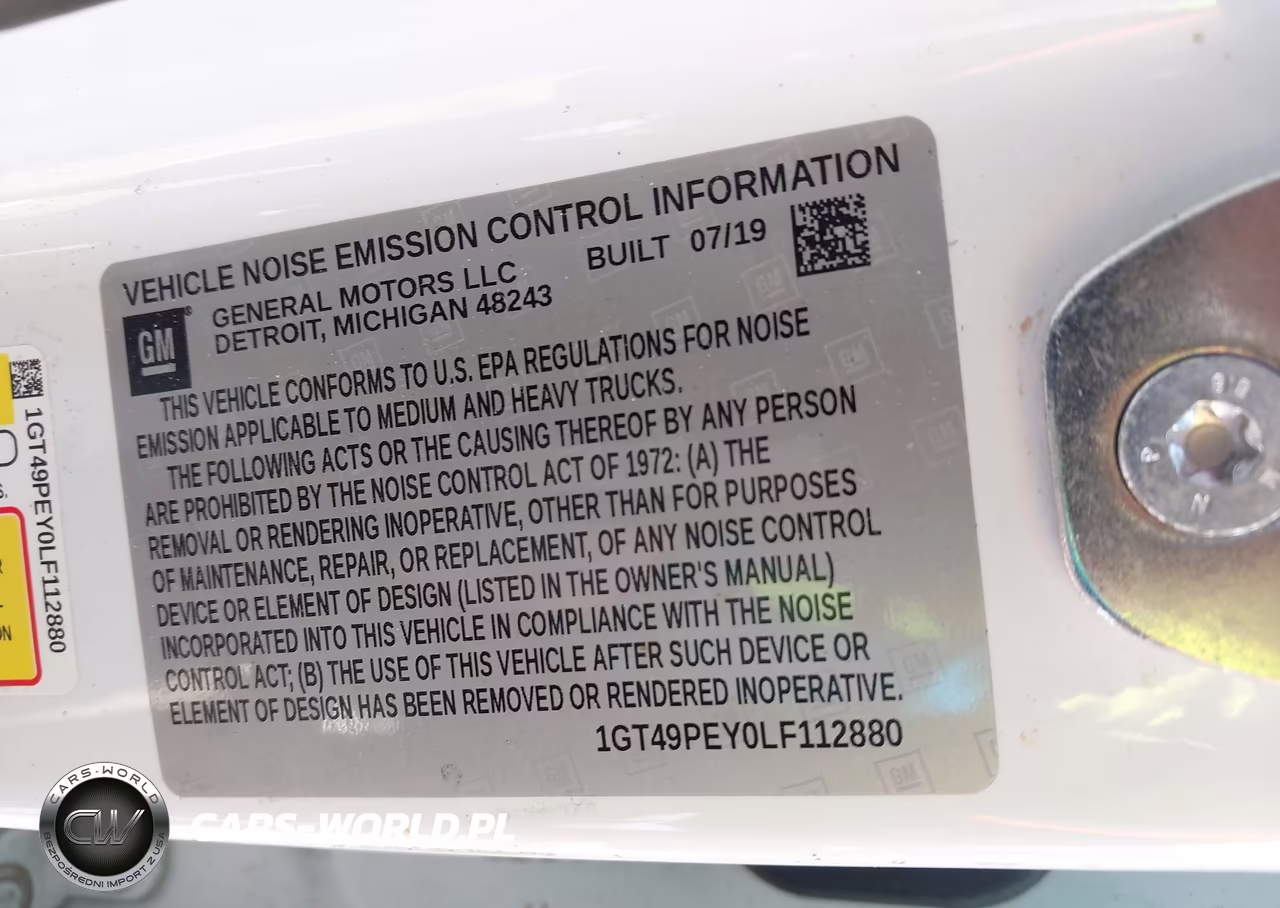2020 GMC Sierra 2500Hd 4Wd Standard Bed At4 VIN:1GT49PEY0LF112880 - 9
