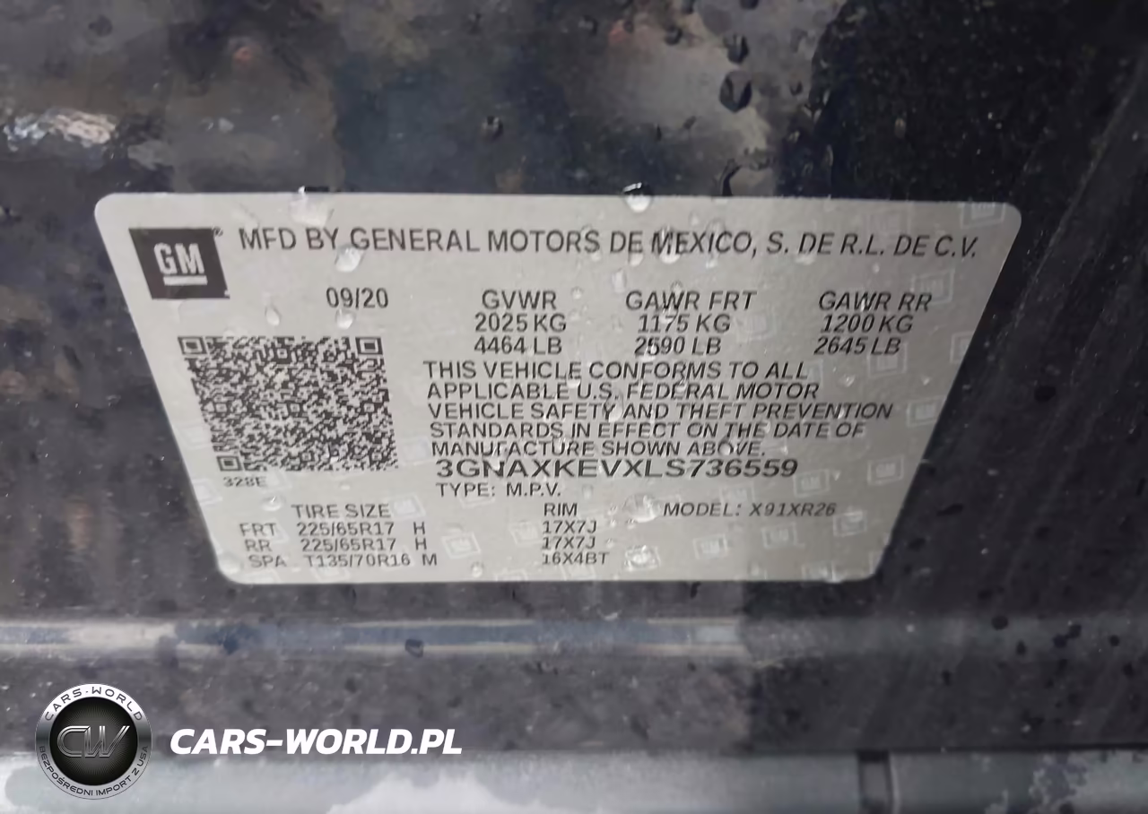 2020 Chevrolet Equinox Fwd Lt 1.5L Turbo VIN:3GNAXKEVXLS736559 - 9