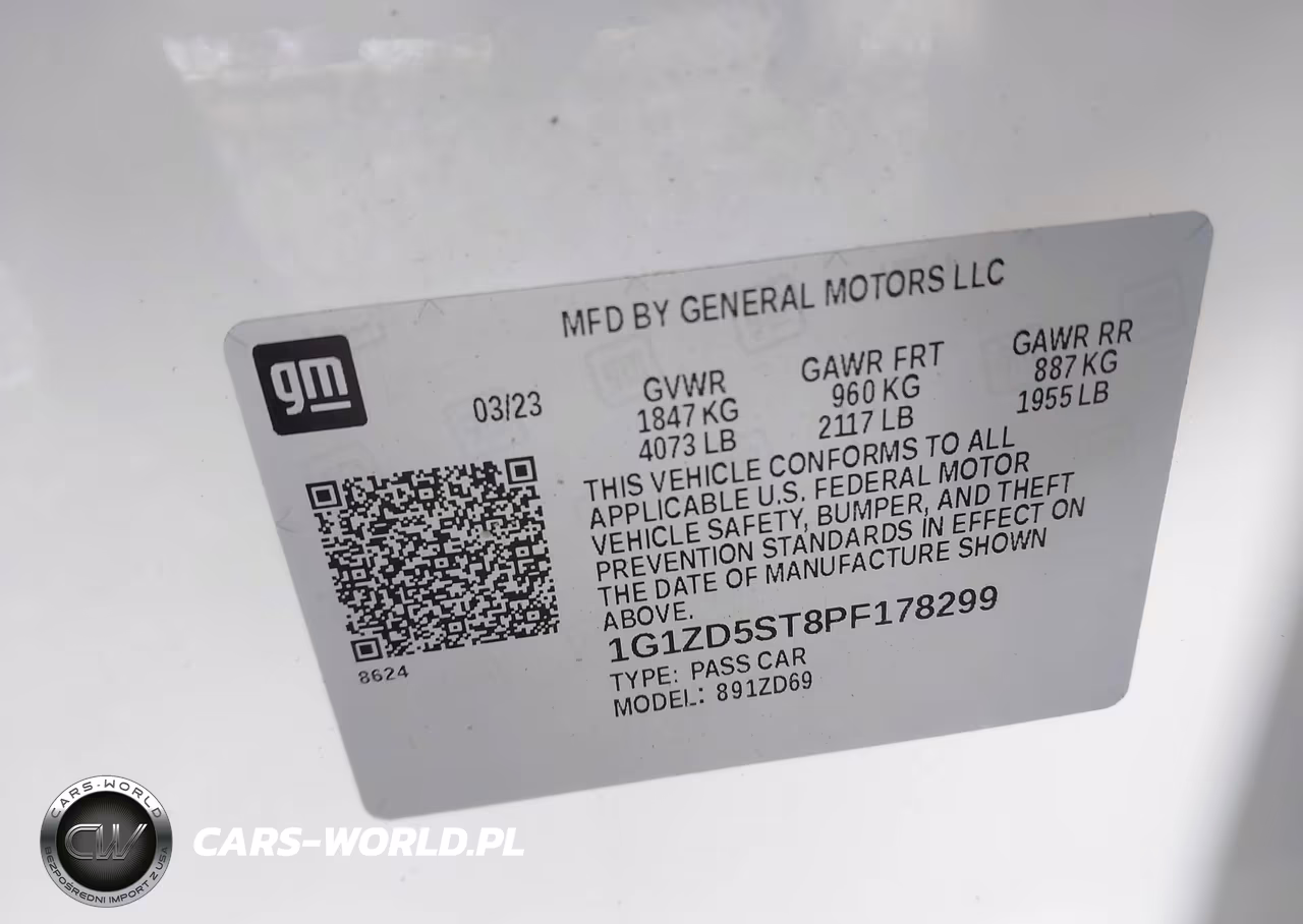 2023 Chevrolet Malibu Fwd 1Lt VIN:1G1ZD5ST8PF178299 - 9