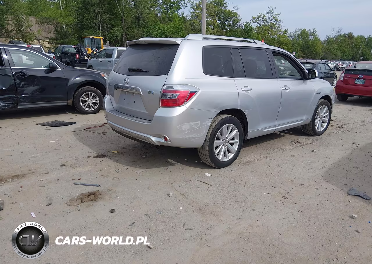 2009 Toyota Highlander Hybrid VIN:JTEEW41A092028543 - 4