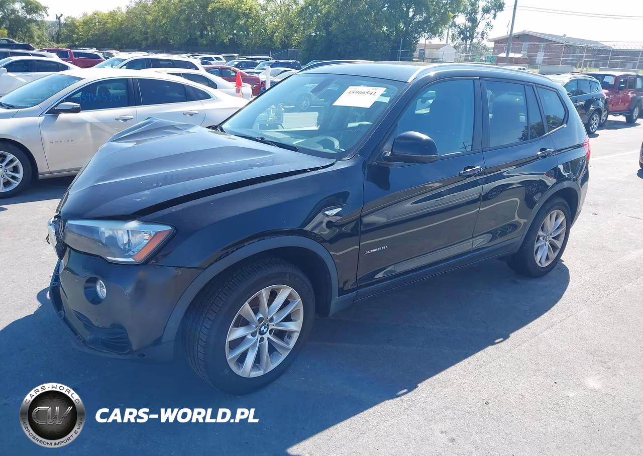 2015 BMW X3 xDrive28I VIN:5UXWX9C5XF0D59738 - 2