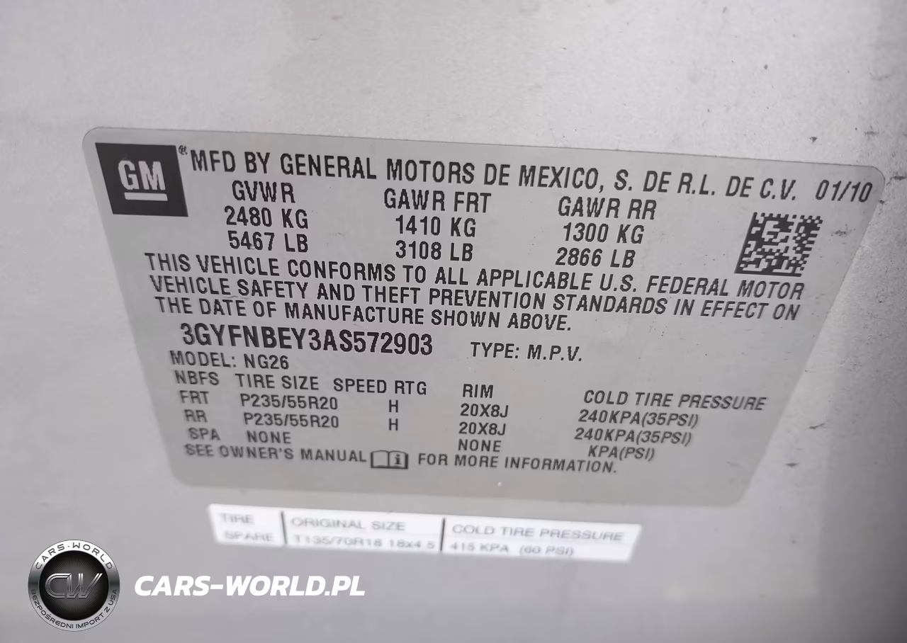 2010 Cadillac Srx Performance Collection VIN:3GYFNBEY3AS572903 - 9
