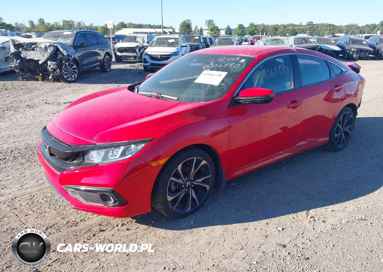 2020 Honda Civic Sport VIN:2HGFC2F81LH535740 - 2