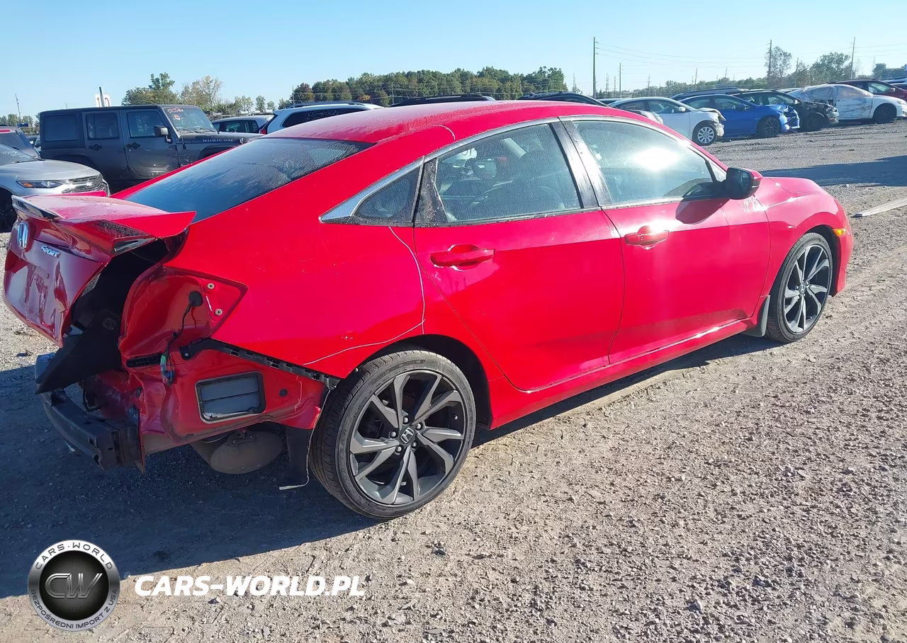 2020 Honda Civic Sport VIN:2HGFC2F81LH535740 - 4
