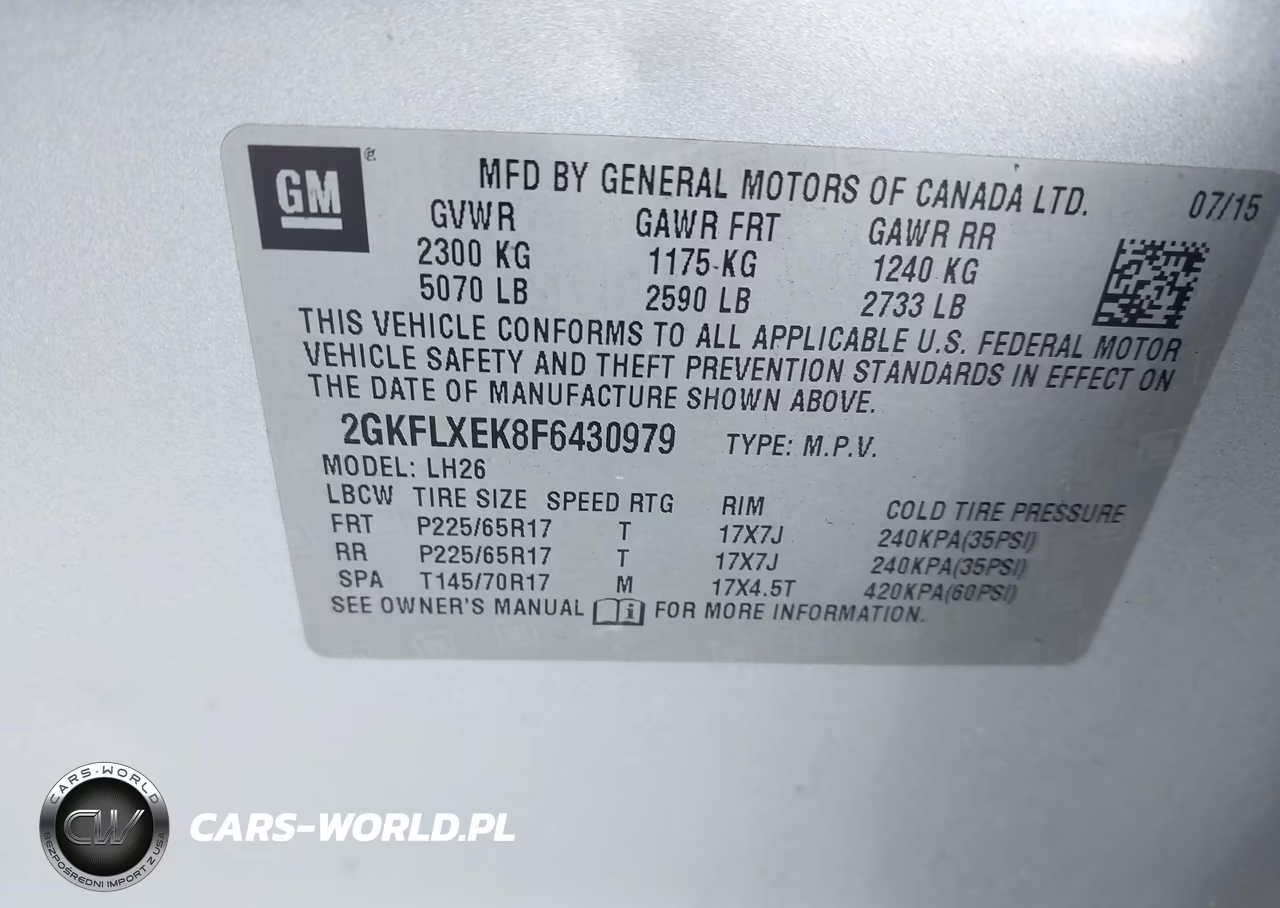 2015 GMC Terrain Slt-1 VIN:2GKFLXEK8F6430979 - 9
