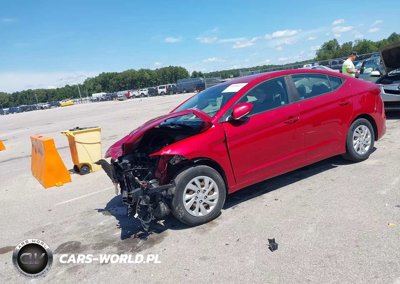 2017 Hyundai Elantra Se VIN:KMHD74LF1HU068084 - 2