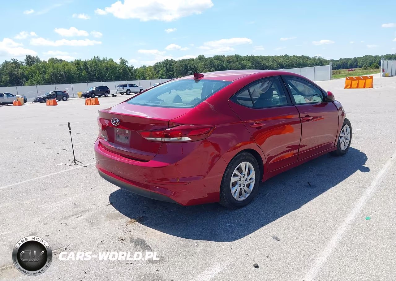 2017 Hyundai Elantra Se VIN:KMHD74LF1HU068084 - 4