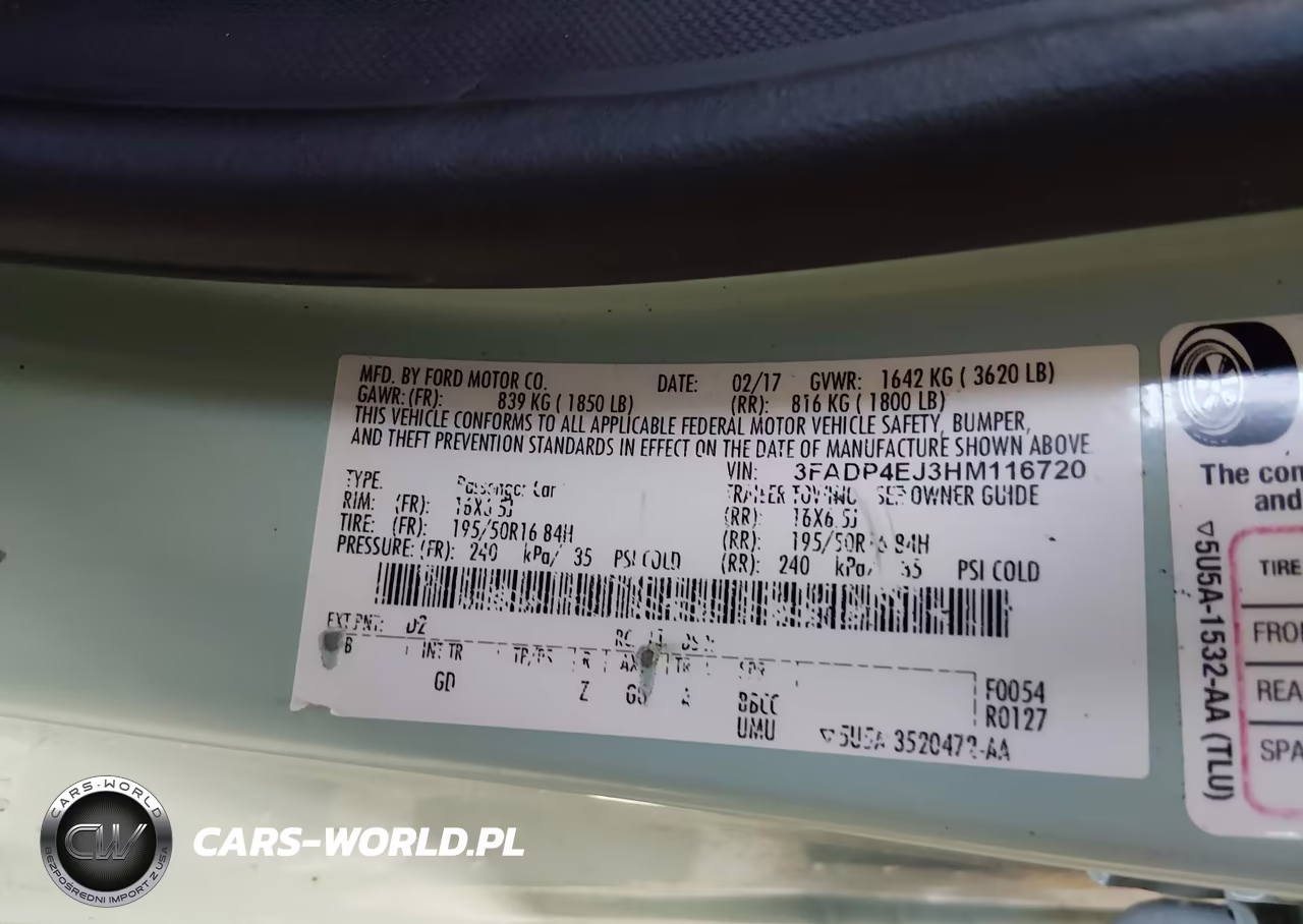 2017 Ford Fiesta Se VIN:3FADP4EJ3HM116720 - 9