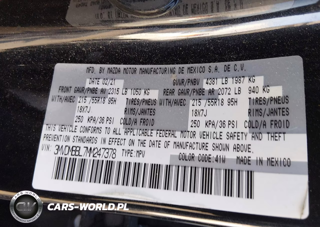 2021 Mazda Cx-30 Select VIN:3MVDMBBL7MM247378 - 9