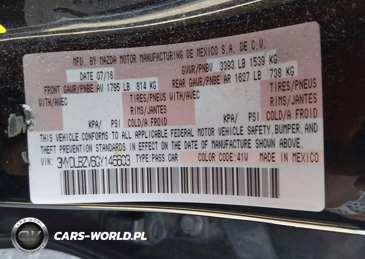 2016 Scion Ia VIN:3MYDLBZV6GY146603 - 9