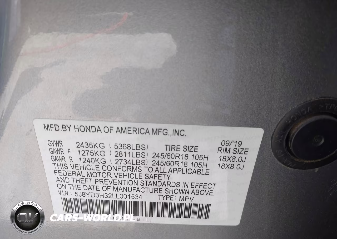 2020 Acura Mdx Standard VIN:5J8YD3H32LL001534 - 9