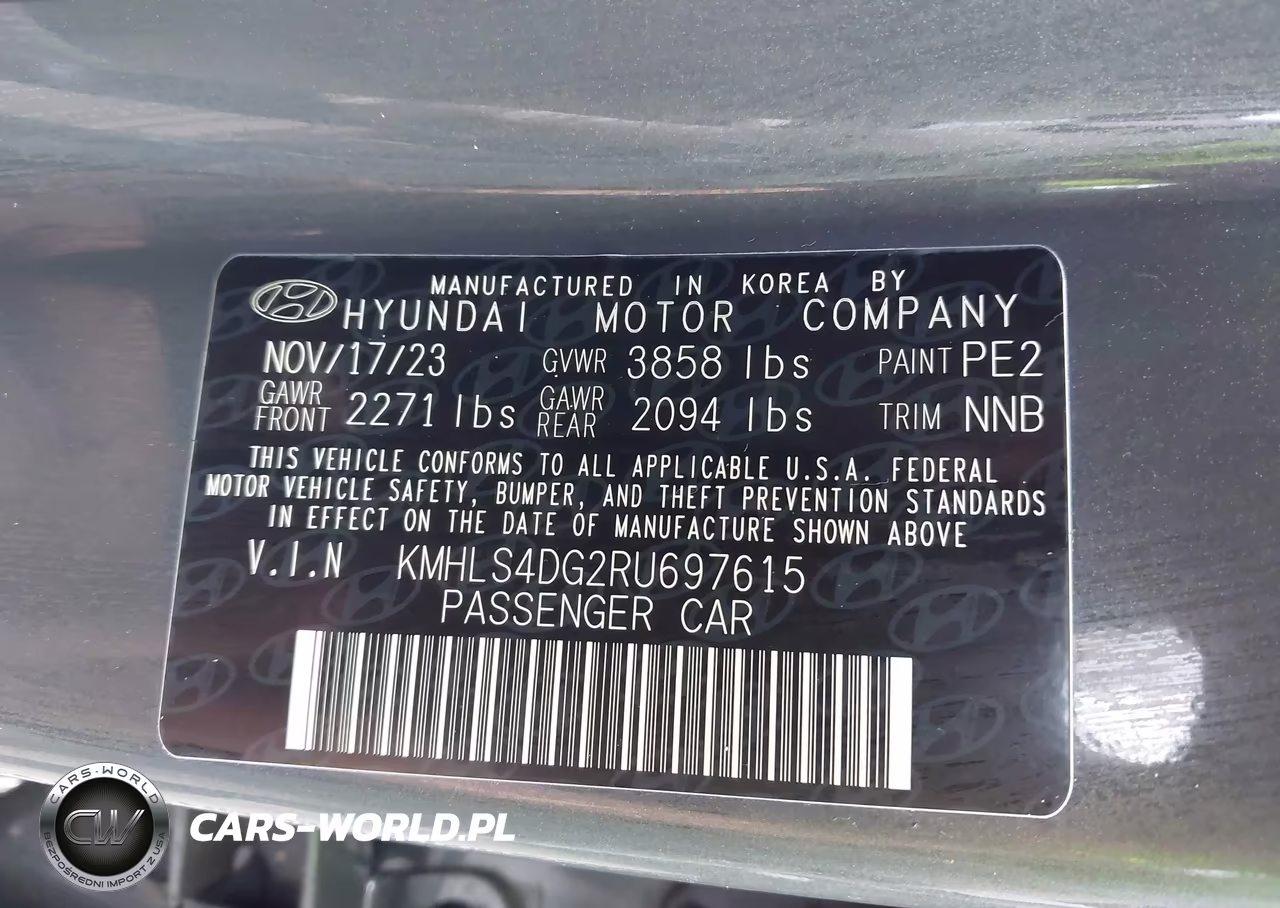 2024 Hyundai Elantra Sel VIN:KMHLS4DG2RU697615 - 9