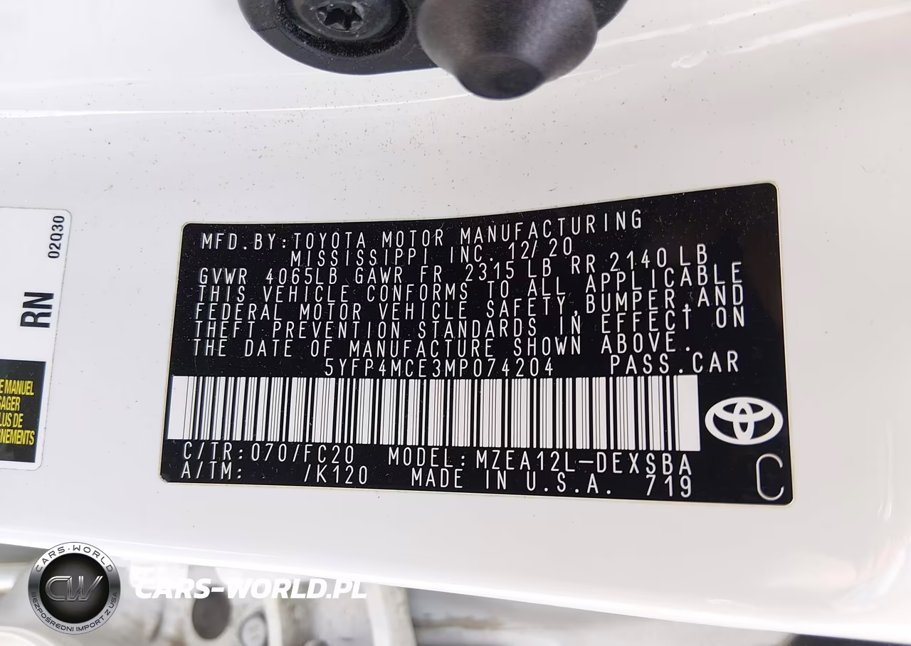 2021 Toyota Corolla Se VIN:5YFP4MCE3MP074204 - 9