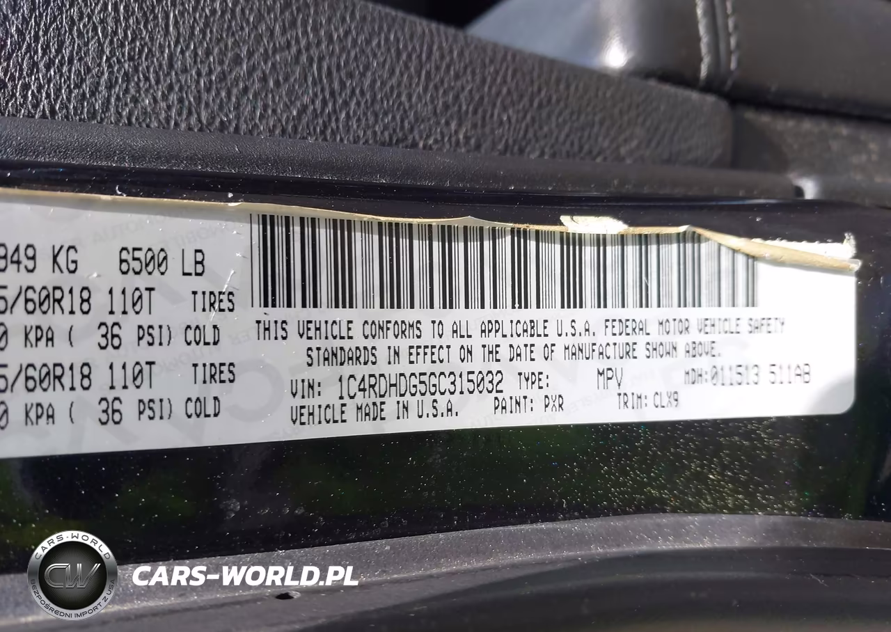 2016 Dodge Durango Limited VIN:1C4RDHDG5GC315032 - 9