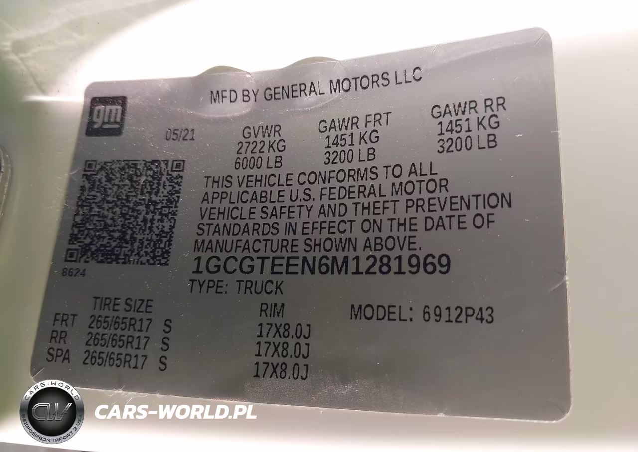 2021 Chevrolet Colorado 4Wd Short Box Zr2 VIN:1GCGTEEN6M1281969 - 9