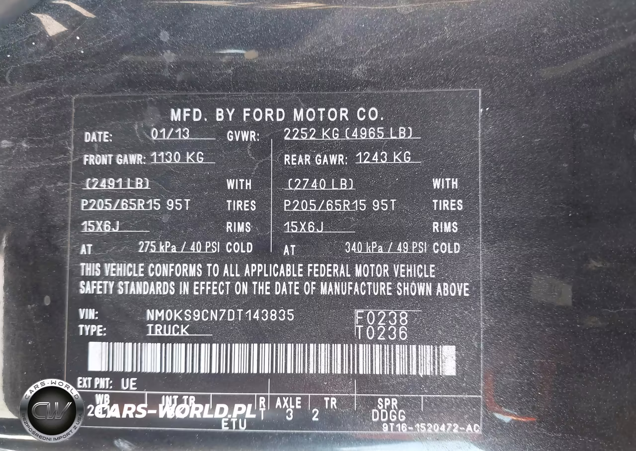 2013 Ford Transit Connect Xlt Premium VIN:NM0KS9CN7DT143835 - 9