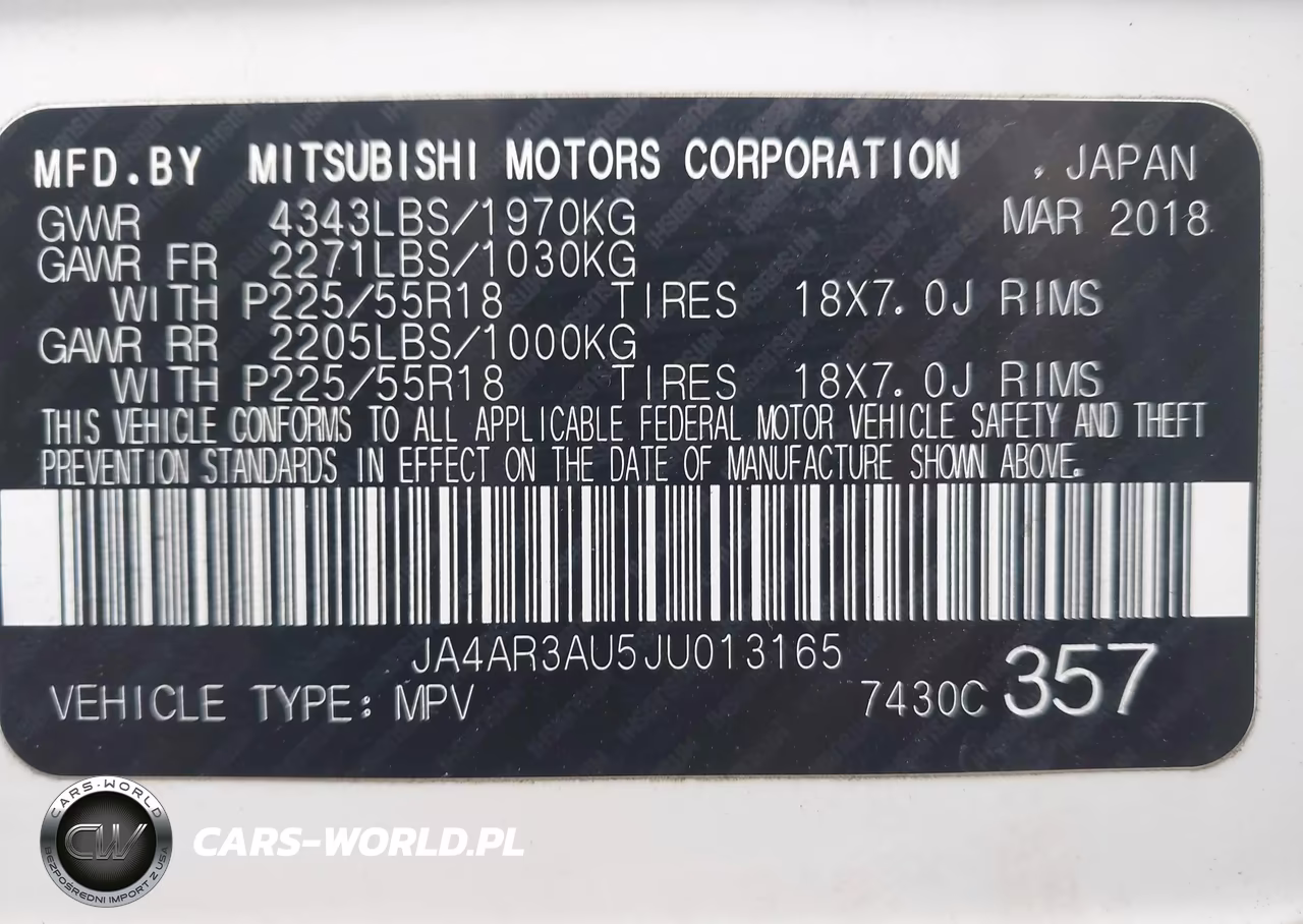 2018 Mitsubishi Outlander Sport 2.0 Es VIN:JA4AR3AU5JU013165 - 9