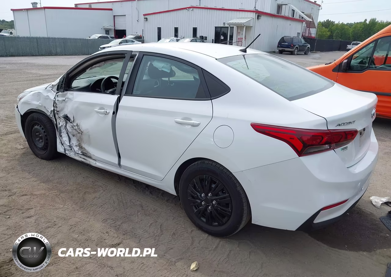 2021 Hyundai Accent Se VIN:3KPC24A66ME140908 - 3
