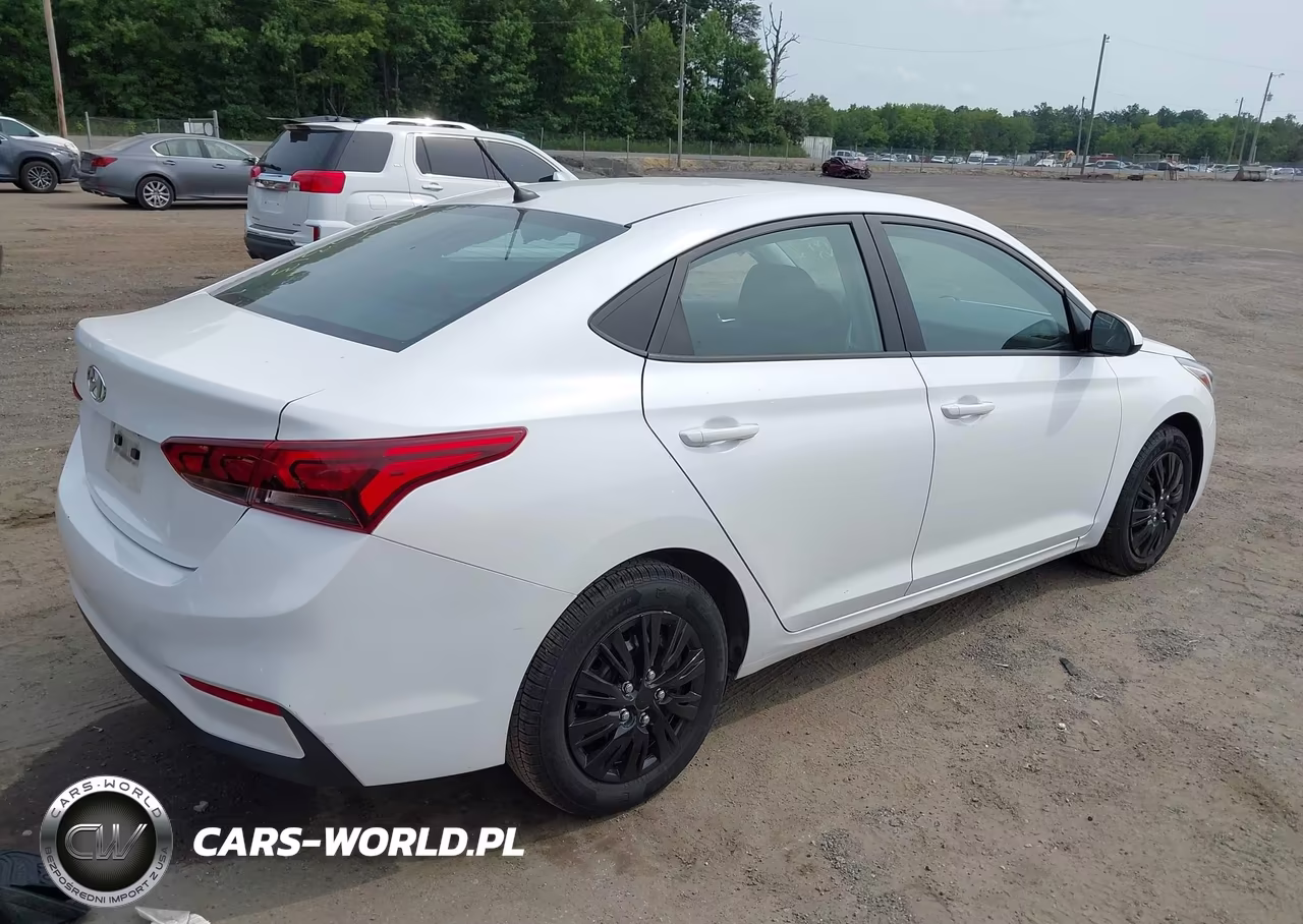 2021 Hyundai Accent Se VIN:3KPC24A66ME140908 - 4