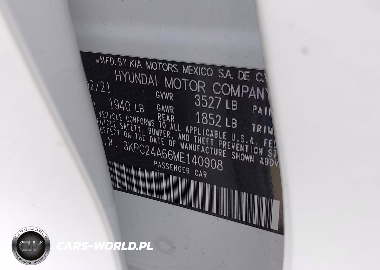2021 Hyundai Accent Se VIN:3KPC24A66ME140908 - 9